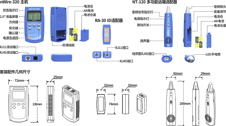 nWire-320线缆测试仪